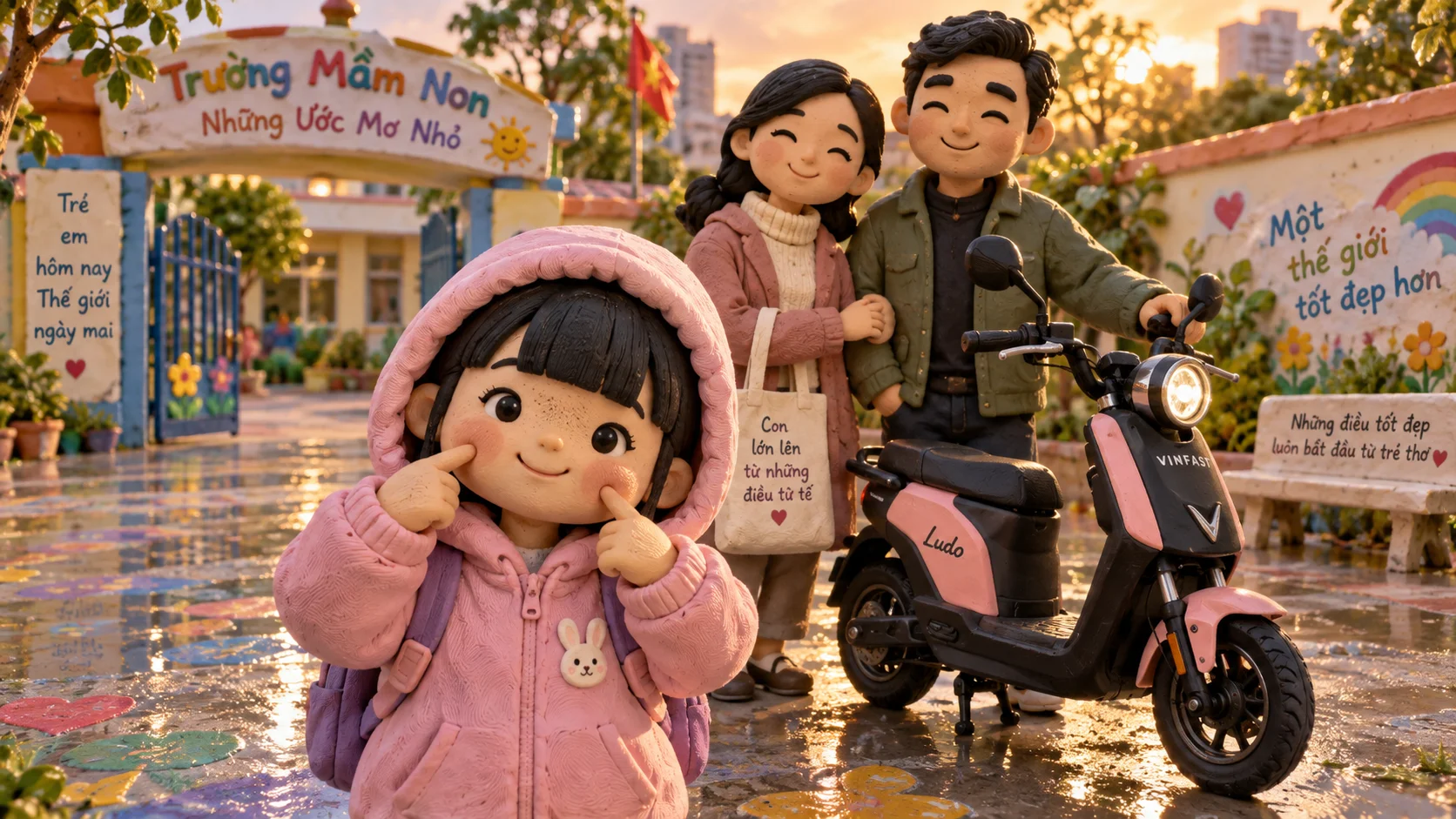 Chị Hai Bánh Quy tan trường