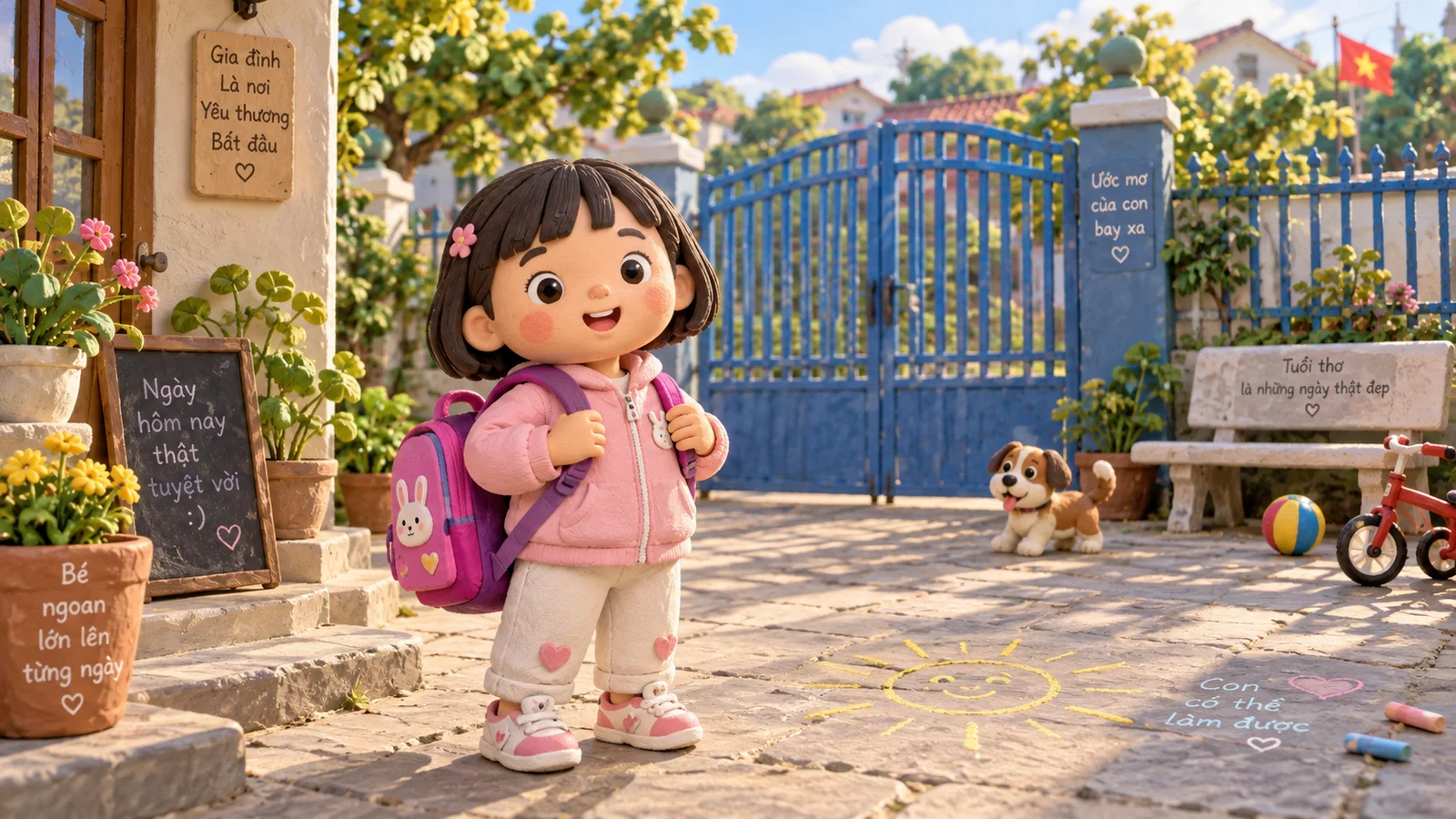 Sớm mai đầu tuần qua đình Ông Cọp